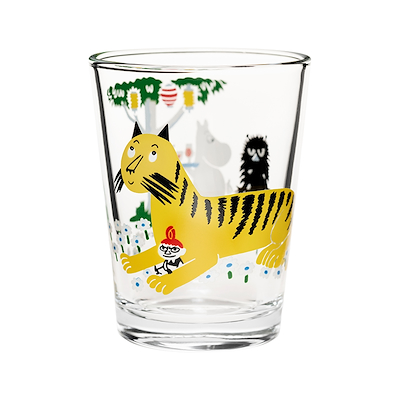 Moomin Arabia drikkeglas havefest 22 cl