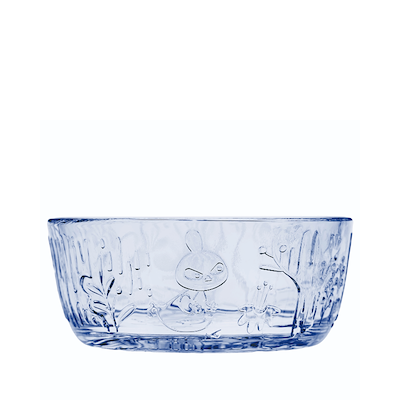 Moomin Arabia glasskål aqua blå 35 cl