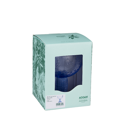 Moomin Arabia Mystical Forest serveringsskål aqua H 14 cm