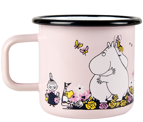 Mumi by Muurla kram emaljekrus lyserød 37 cl