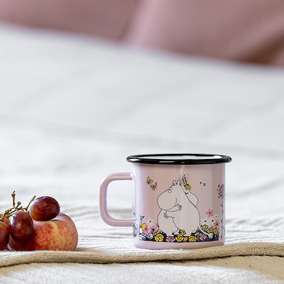 Mumi by Muurla kram emaljekrus lyserød 37 cl