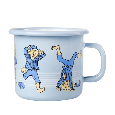 Muurla Emil emaljekrus light blå 25 cl