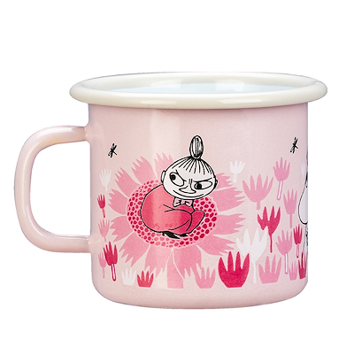 Mumi by Muurla piger emaljekrus lyserød/pink 25 cl