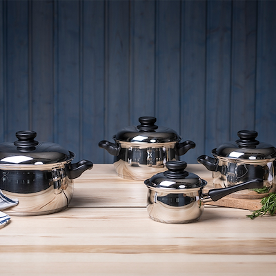 Fiskars Royal gryde med låg 3 liter uden belægning