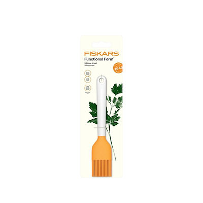 Fiskars Functional Form bagepensel med silikone orange 18,5 cm