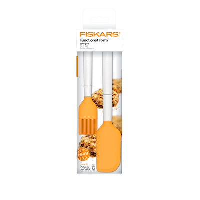 Fiskars Functional Form bagesæt - dejskraber & pensel