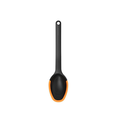 Fiskars Functional Form grydeske med silikone sort 29,2 cm
