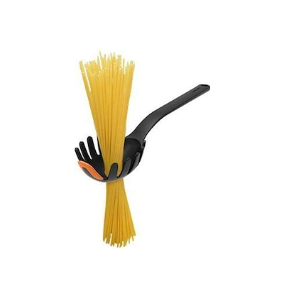 Fiskars Functional Form pastaske med silikone sort 29,3 cm
