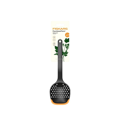 Fiskars Functional Form hulske med silikone sort 29,2 cm