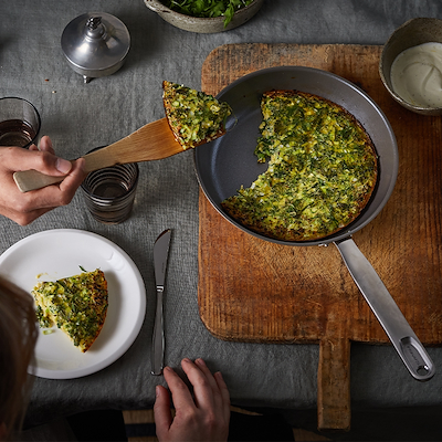 Fiskars All Steel stegepande keramisk belægning 24 cm