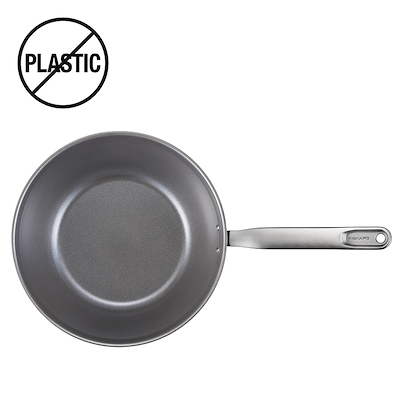 Fiskars All Steel wok med keramisk belægning uden låg 28 cm