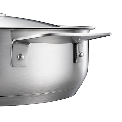 Fiskars All Steel stegefad med låg keramisk belægning 28 cm