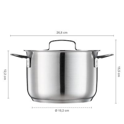 Fiskars All Steel gryde 3 liter