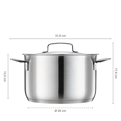 Fiskars All Steel gryde 5 liter