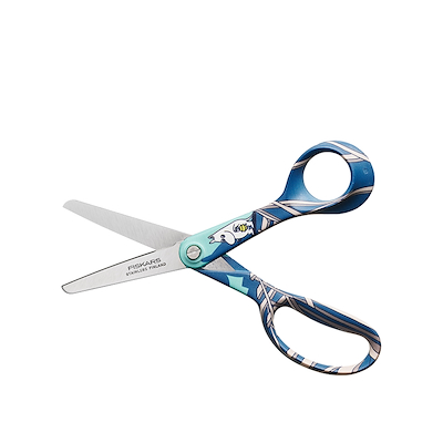 Fiskars x Mumi Mumitrolden børnesaks blå 13 cm