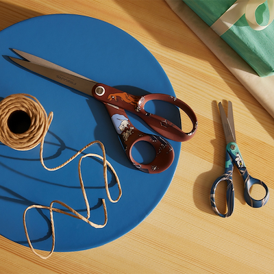 Fiskars x Mumi Mumitrolden børnesaks blå 13 cm