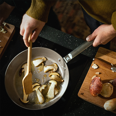 Fiskars Norden stål stegepande Ø28 cm