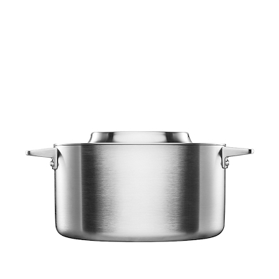 Fiskars Norden stål gryde med låg 3 liter