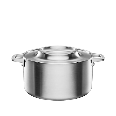 Fiskars Norden stål gryde med låg 3 liter