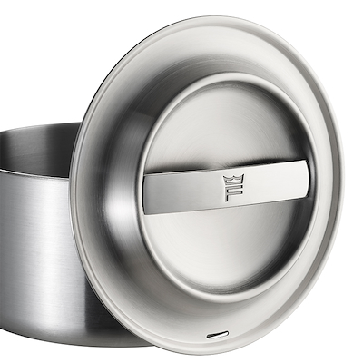 Fiskars Norden stål gryde med låg 5 liter