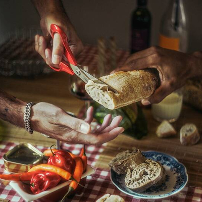 Fiskars Classic universalsaks venstrehåndet orange 21 cm