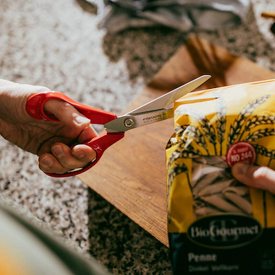 Fiskars Classic universalsaks venstrehåndet orange 21 cm