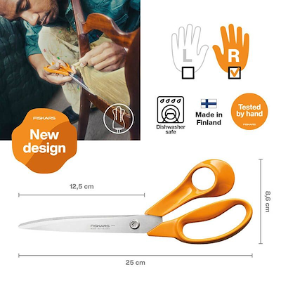 Fiskars Classic universalsaks orange 25 cm