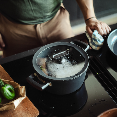 Fiskars Hard Face gryde 3,5 liter med låg