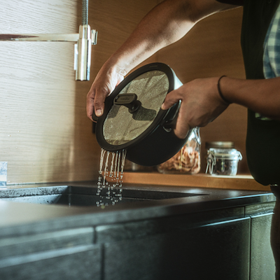 Fiskars Hard Face gryde 3,5 liter med låg