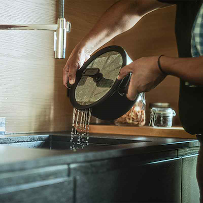 Fiskars Hard Face gryde 5 liter med låg