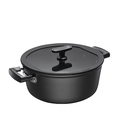 Fiskars Hard Face gryde 5 liter med låg