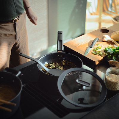 Fiskars Hard Face sauterpande Ø26cm med låg