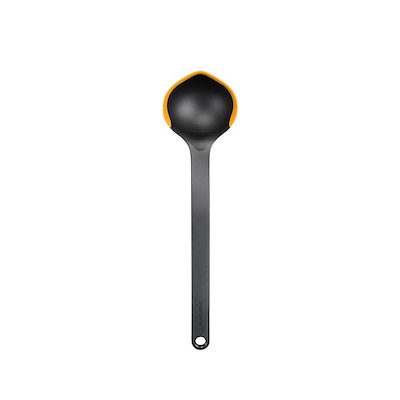 Fiskars Functional Form suppeske med silikone sort 29,5 cm