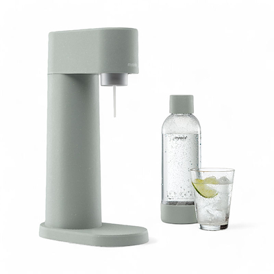 MySoda Woody sodavandsmaskine dueblå inkl. flaske + kulsyrepatron