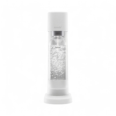 MySoda Woody sodavandsmaskine hvid inkl. flaske + kulsyrepatron