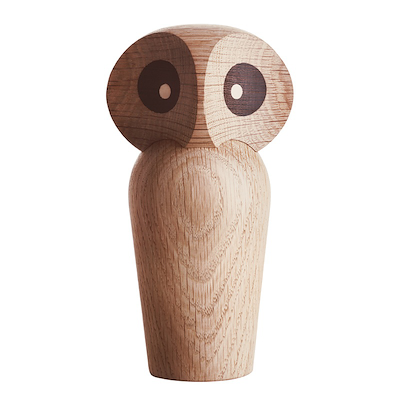 Architectmade Owl ugle mini træ farve 8,5 cm