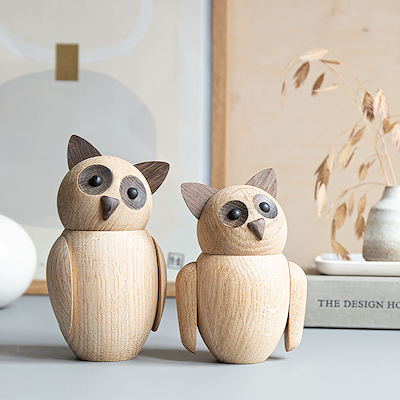 Architectmade Bubo træfigur 13 cm