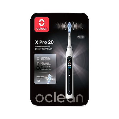 Oclean X Pro 20 elektrisk tandbørste hvid