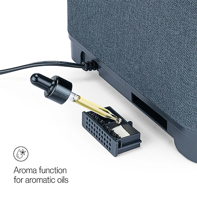 Wilfa Nimbus HU-500B Ultrasonic luftfugter grå 95m2