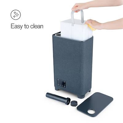 Wilfa Nimbus HU-500B Ultrasonic luftfugter grå 95m2