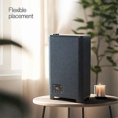 Wilfa Nimbus HU-500B Ultrasonic luftfugter grå 95m2