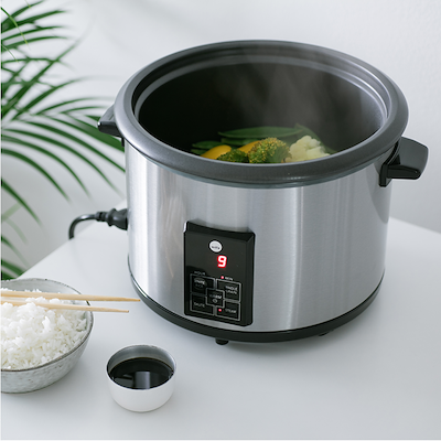 Wilfa Gohan riskoger stål 1,8 liter