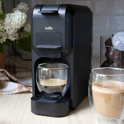 Wilfa Volo Multi Mini MMA1T-TC15 kapselmaskine sort 0,8 liter