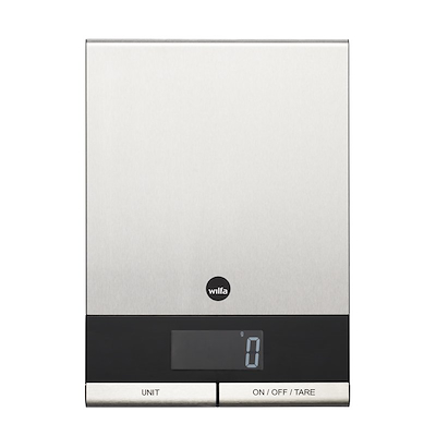 Wilfa KW-4 køkkenvægt stål