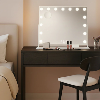 E&C by Wilfa Star makeup spejl med 15 LED