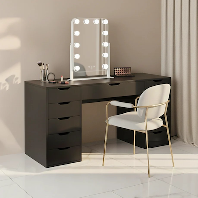 E&C by Wilfa Shine makeup spejl med 12 LED