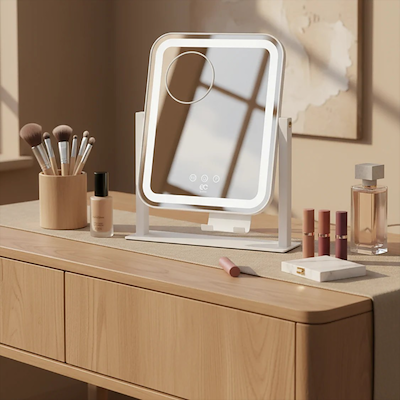 E&C by Wilfa Glowing makeup spejl med LED