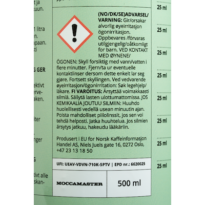 Moccamaster Cleaning Aid rensevæske 500 ml