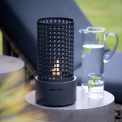 Tenderflame Champs Bay bordpejs sort Ø18 cm