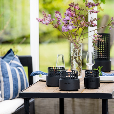 Tenderflame Paarl 18 bordpejs sort